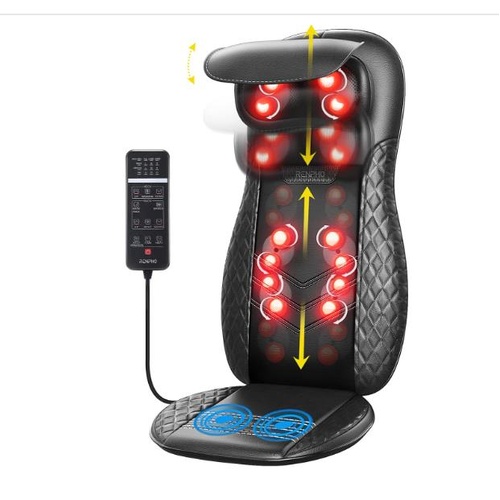 Back and Neck Massager, Gifts, Massage Seat, Shiatsu Massage Chair with Heat and