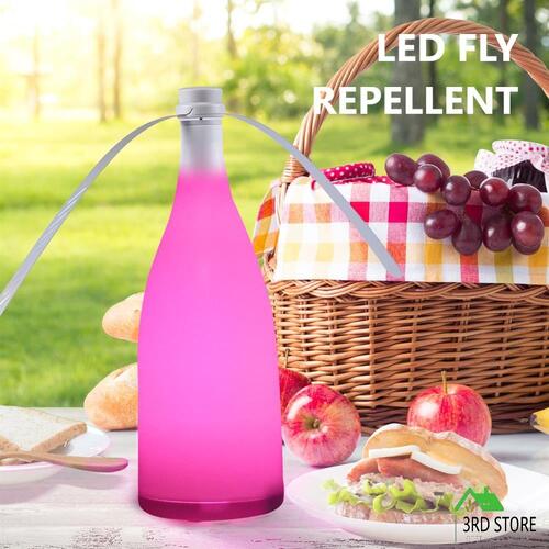 Lambu LED Repellent Fly Fan Entertaining Free Indoor Outdoor Home Safe Trap Pink