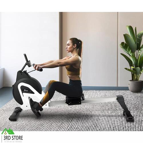 Finex Rowing Machine Rower Magnetic Resistance Fitness Workout Home Gym Cardio