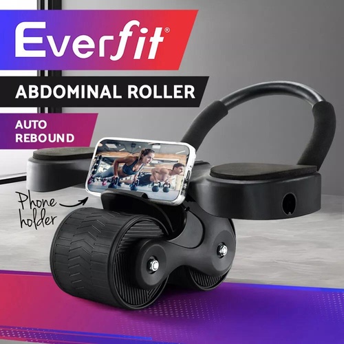 Everfit Ab Roller Automatic Rebound Abdominal Exercise Wheel Home Gym Workout