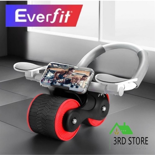 Everfit Ab Roller Automatic Rebound Abdominal Wheel with Knee Pad Home Gym Sport