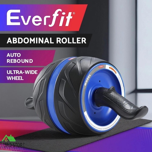 Everfit Ab Roller Carver Automatic Rebound Abdominal Wheel Home Gym Workout