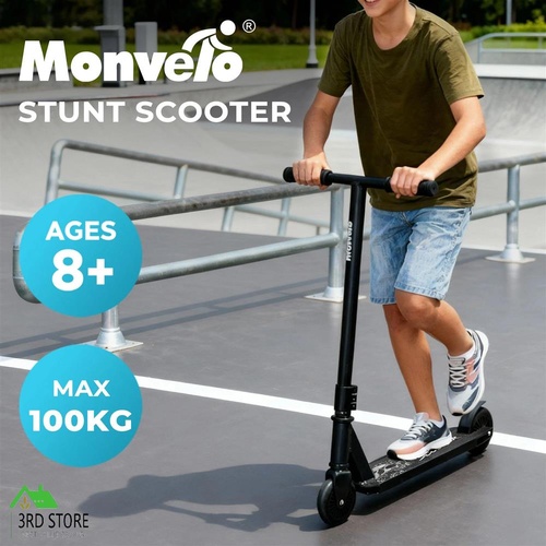 Monvelo Stunt Scooter Kids Adult Freestyle Trick 360° Spin Kick Push Tricks Ride