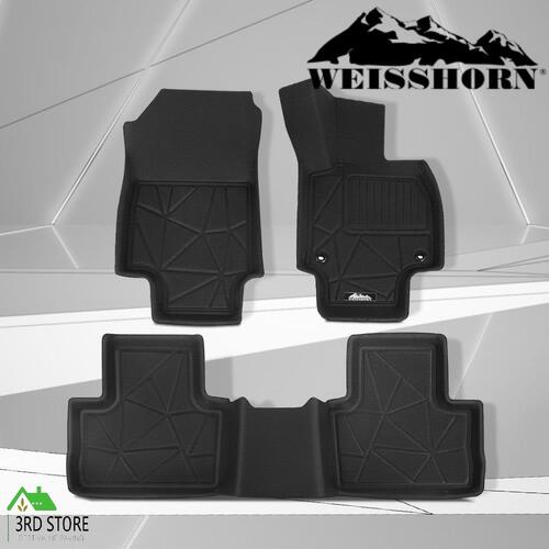 Weisshorn fits TOYOTA RAV4 Car Rubber Floor Mats Front & Rear 2019-2022