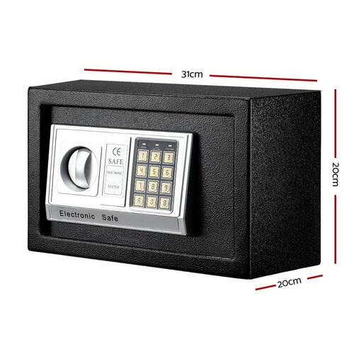 UL-TECH 8.5L Electronic Digital Safe Security Box Home Office Cash Deposit