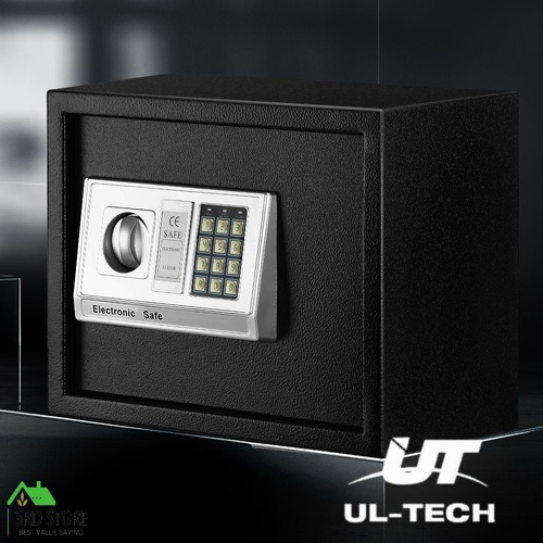UL-TECH 20L Electronic Digital Home Security Safe Safety Box Office Cash Deposit