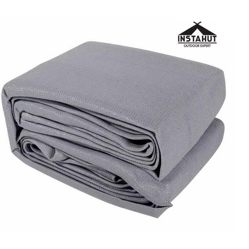 Instahut Sun Shade Sail Cloth Shadecloth Outdoor Canopy Rectangle 280gsm 4x6m