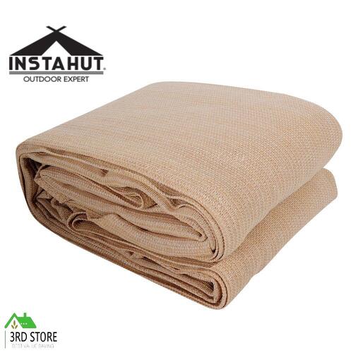 Instahut Sun Shade Sail Cloth Shadecloth Outdoor Canopy Square 280gsm 6x6m
