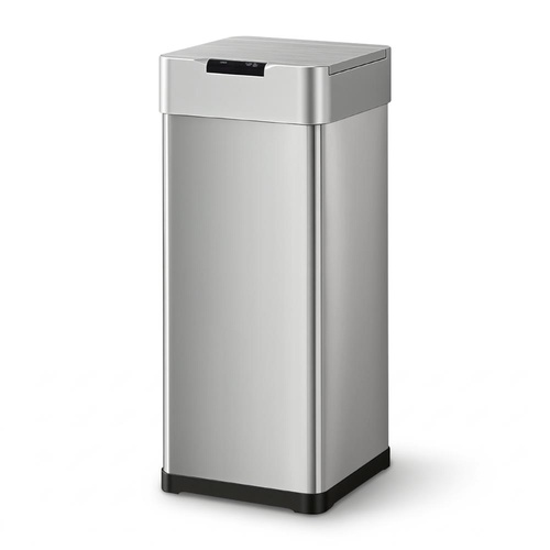 Devanti 50L Motion Sensor Bin Rubbish Bins Kitchen Automatic Trash Can Silver