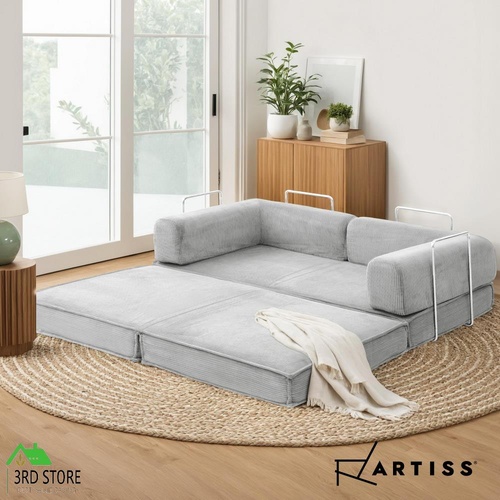 Artiss Convertible Folding Sofa Bed Foldable Pull Out Mattress Couch