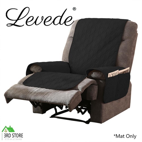 Marlow Recliner Sofa Slipcover Protector Mat Massage Chair Waterproof M Black