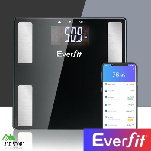 Electronic Digital Bathroom Scales Body Fat Scale Bluetooth Weight 180KG