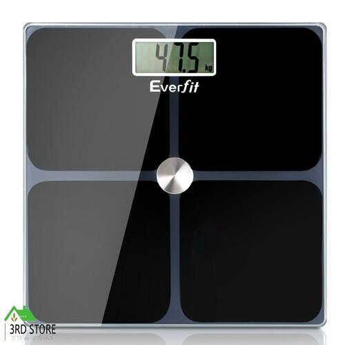 Everfit 180KG Electronic Digital Body Fat Scale Scales Bathroom Monitor Tracker