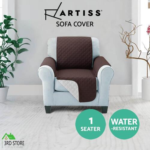 Artiss Sofa Cover Quilted Couch Covers Lounge Protector Slipcovers 1 Seater