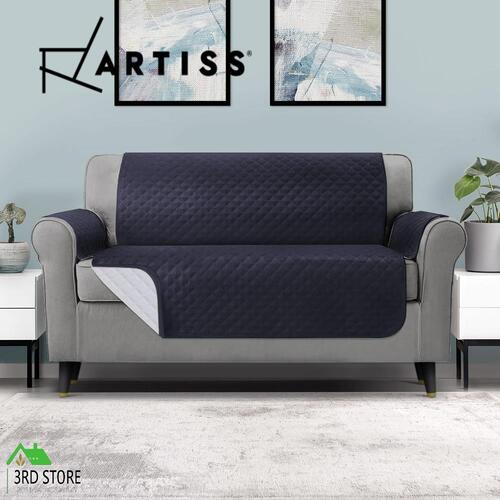 Artiss Sofa Cover Quilted Couch Covers 100% Water Resistant 3 Seater Dark Grey