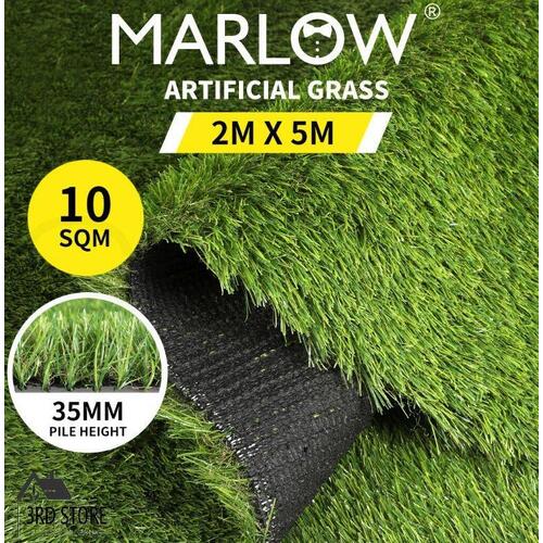 10SQM Artificial Grass Lawn Flooring Outdoor Synthetic Turf  Plant Lawn 35MM