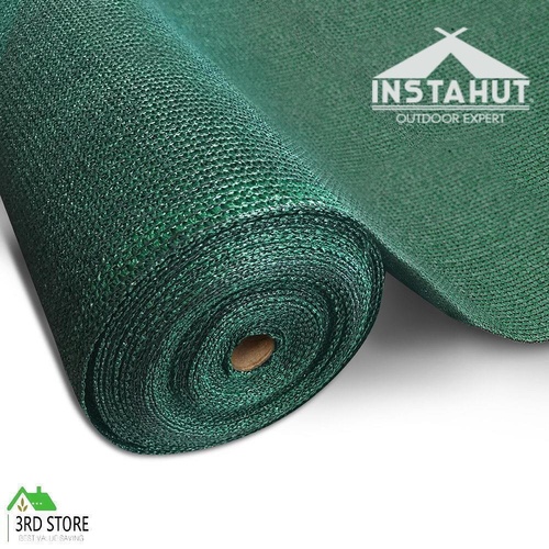 Instahut 70% Shade Cloth 1.83x20m Shadecloth Sail Heavy Duty Green