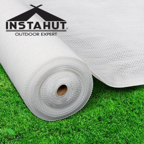 Instahut 1.83x30m 50% UV Shade Cloth Shadecloth Sail Garden Mesh Roll Outdoor White