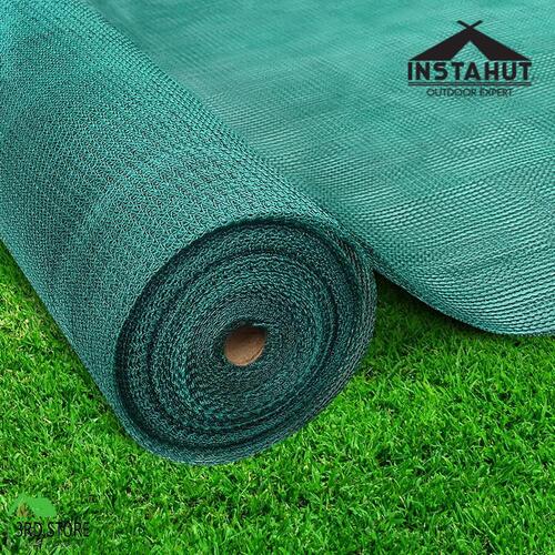 Instahut 1.83x50m 30% UV Shade Cloth Shadecloth Sail Garden Mesh Roll Outdoor Green