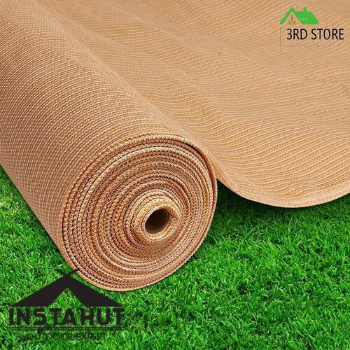 Instahut 50% Sun Shade Cloth Shadecloth Sail Roll Mesh Outdoor 100gsm 3.66x10m