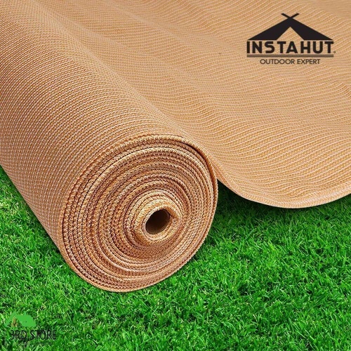 Instahut 50% Sun Shade Cloth Shadecloth Sail Roll Mesh Outdoor 100gsm 3.66x20m