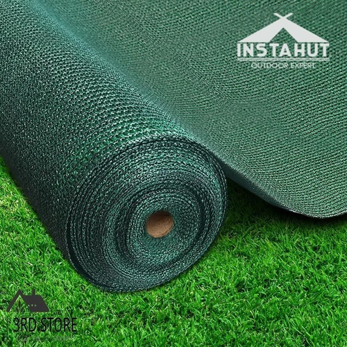 Instahut 50% Sun Shade Cloth Shadecloth Sail Roll Mesh Outdoor 100gsm 1.83x20m