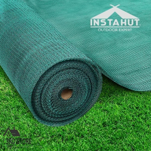 Instahut 50%UV Shade Cloth Shadecloth Sail Garden Mesh Roll Outdoor 3.66x10m GR