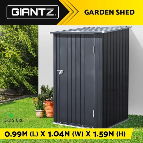 Giantz Garden Shed Sheds Outdoor Tool 0.99x1.04M Storage Workshop House Galvanised Steel
