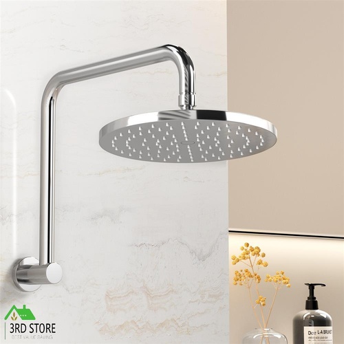 9'' Rain Shower Head Overhead High-pressure Swivel Chrome