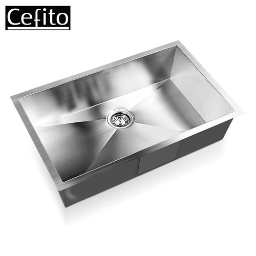 Cefito Kitchen Sink Stainless Steel Laundry Top/Undermount Singe Bowl 700x450mm