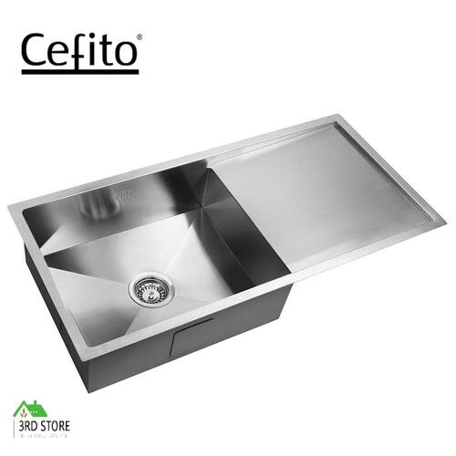 Cefito Stainless Steel Kitchen Sink Under/Topmount Sinks Laundry Bowl 960X450MM