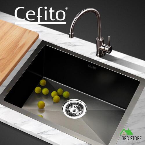 Cefito Stainless Steel Kitchen Sink Under/Topmount Sinks Laundry Bowl 450X300MM