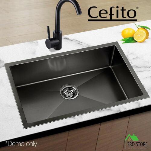 Cefito Stainless Steel Kitchen Sink Under/Topmount Sinks Laundry Bowl 700X450MM