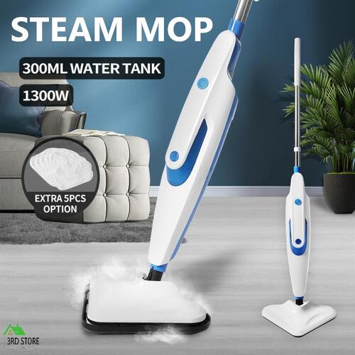 Steam Mop Handheld Cleaners High Pressure Steamer Carpet Floor Cleaning 1300W