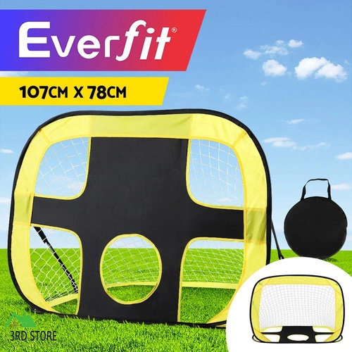 Everfit Portable Football Net Soccer Goal Rebound Target Hitter Training