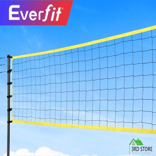 Everfit 9M Portable Volleyball Net Set with Ball Boundary Lines Badminton Tennis