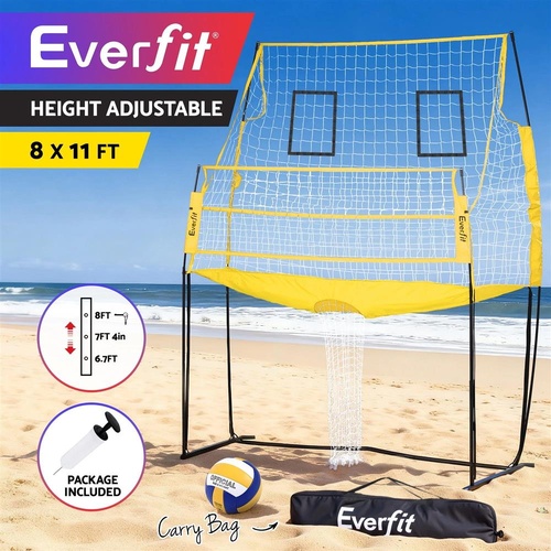 Everfit 8ft Volleyball Net Free-standing Adjustable Height Portable with Ball and Bag