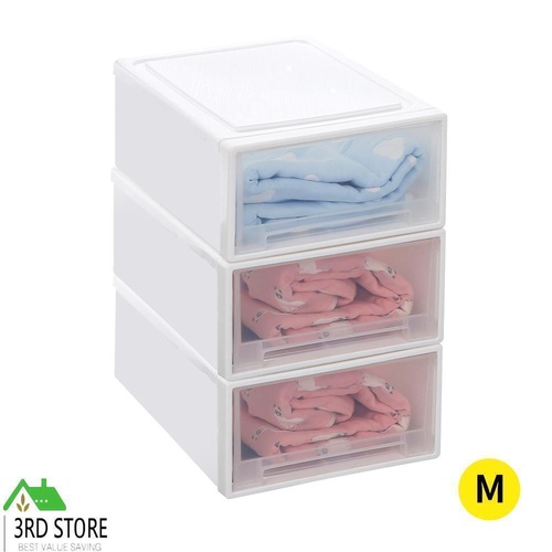 Storage  Drawers Set Cabinet Tools Organiser Box Chest Drawer Plastic Stackable