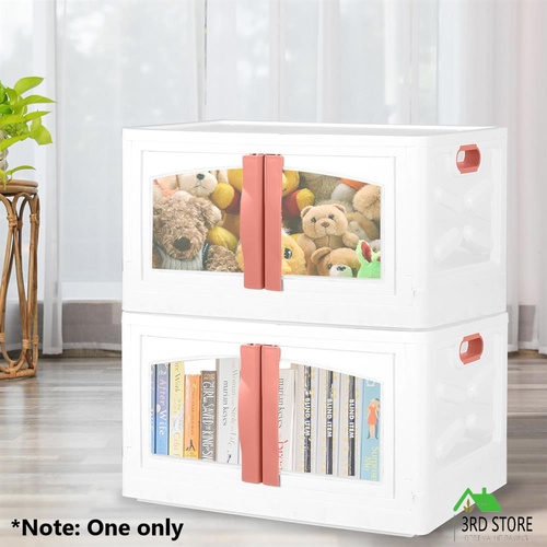 Plastic Storage Containers Stackable Large Clothes Organiser Foldable Toy Boxes