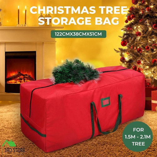 Christmas Tree Storage Bag Waterproof Zip Oxford Extra Large Bag 1.22-1.65m XMAS