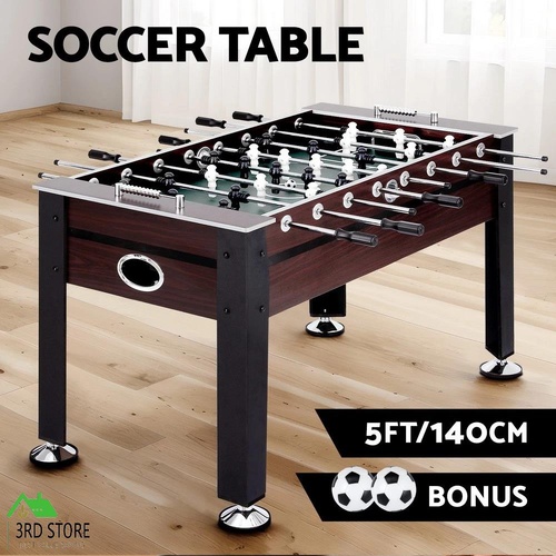 5FT Soccer Table Foosball Football Game Set Home Party Gift Adults Kids Indoor