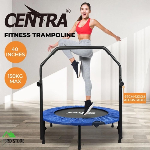 Centra 40" Mini Trampoline Rebounder Folding Fitness Exercise Home Gym Indoor