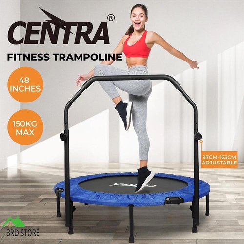 Centra 48" Mini Trampoline Rebounder Folding Fitness Exercise Home Gym Indoor