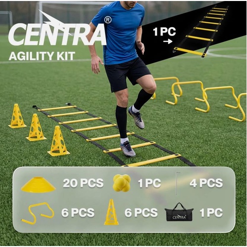 Centra 39Pcs Speed Agility Training Set Soccer Training Equipment Workout
