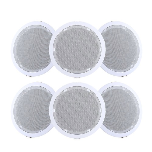 Giantz 6 Inch Ceiling Speakers In Wall Speaker Home Audio Stereos Tweeter 6pcs