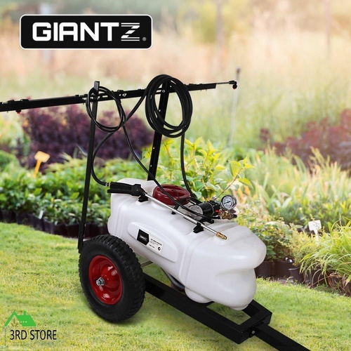 Giantz Weed Sprayer 60L Spot Sprayer ATV w/ Trailer Garden Spray 1.5M Boom