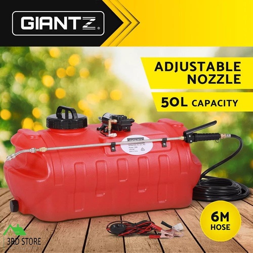 Giantz 50L Weed Sprayer Boom Pump Spot Spray