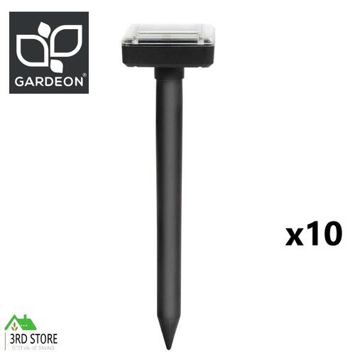 Gardeon Snake Repeller 10 X Multi Pulse Ultrasonic Solar Powered Pest Repellent
