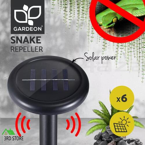 Gardeon Snake Repeller 6 X Solar Powered Snake Repellers Pest Control