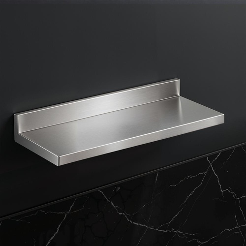 Cefito 610 x 220mm 430 Stainless Steel L-Shaped Kitchen Wall Shelf